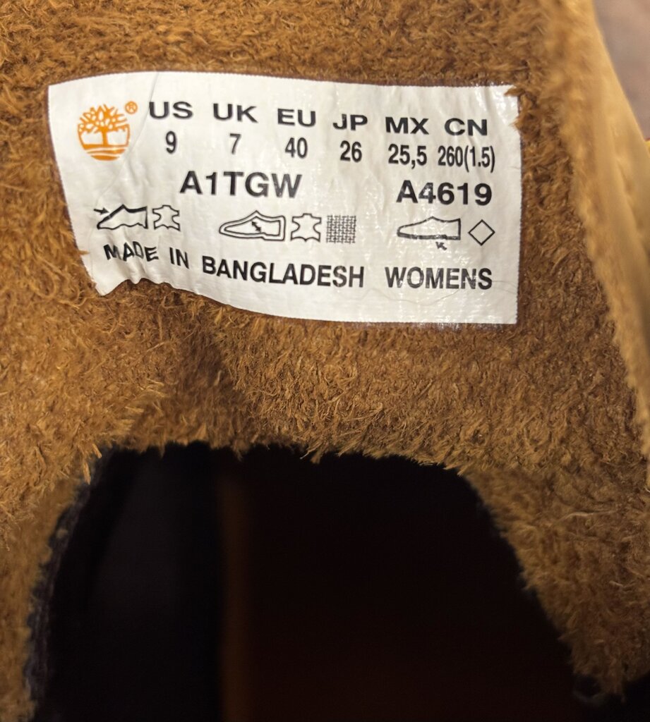 Timberland Work Boot Size 9