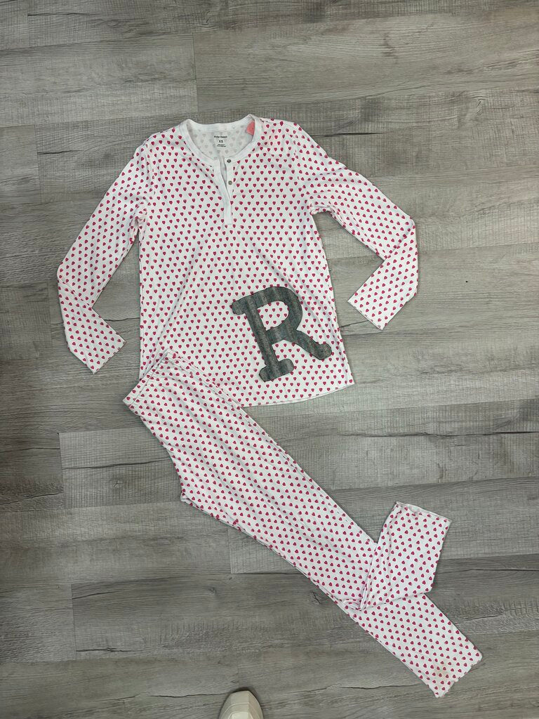 Roller Rabbit PJS Hearts 2 Piece Set