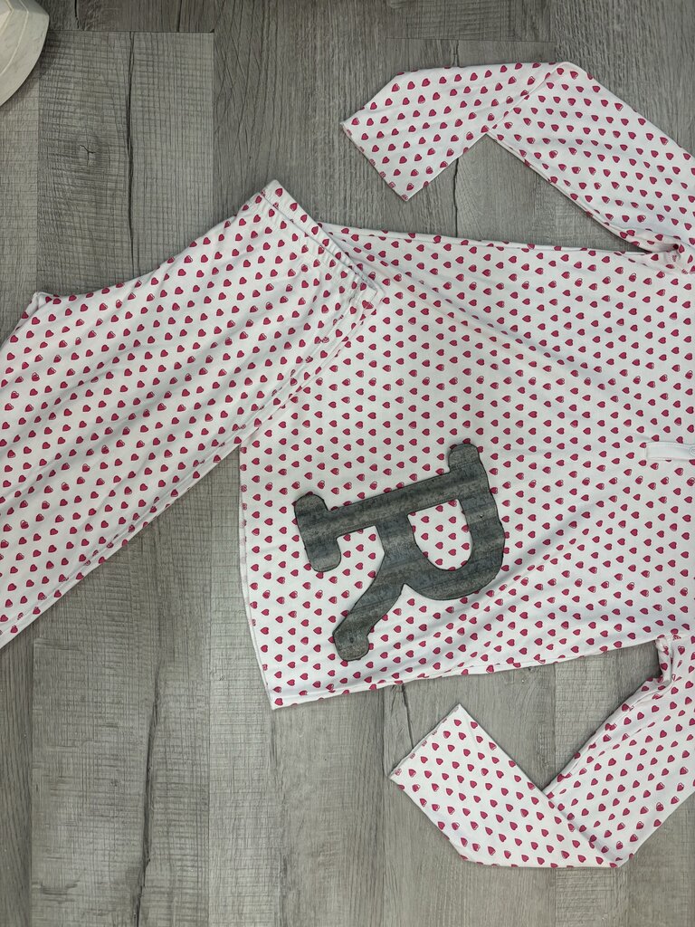 Roller Rabbit PJS Hearts 2 Piece Set