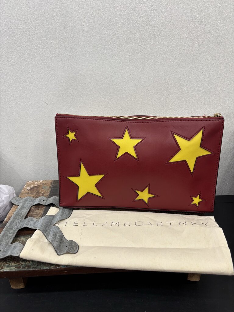 Stella McCartney Vegan Leather Star Clutch