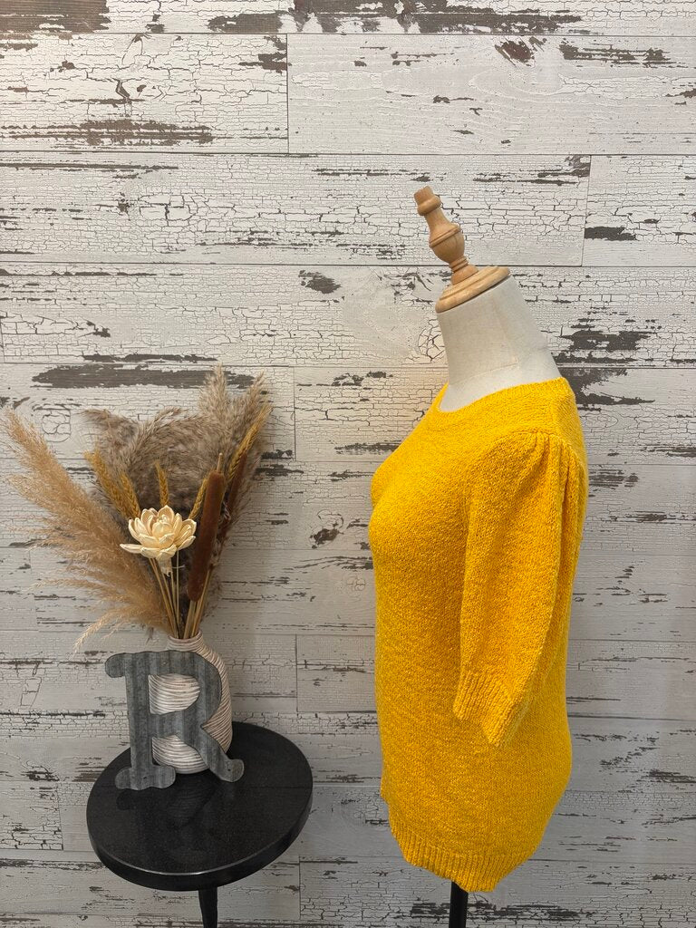 Ann Taylor NWT Yellow Sweater Top