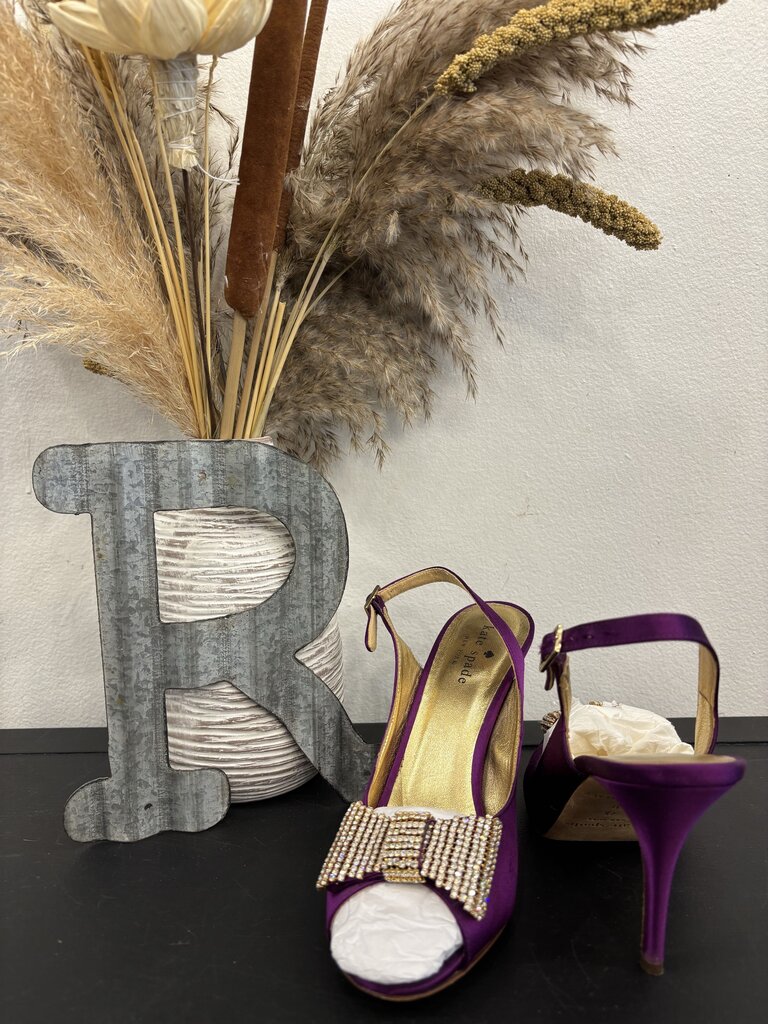 Kate Spade Purple Bow Heels Size: 7.5