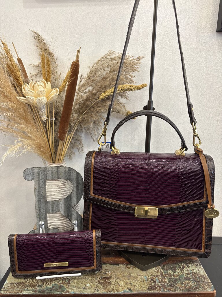 Brahmin Tri Texture Satchel