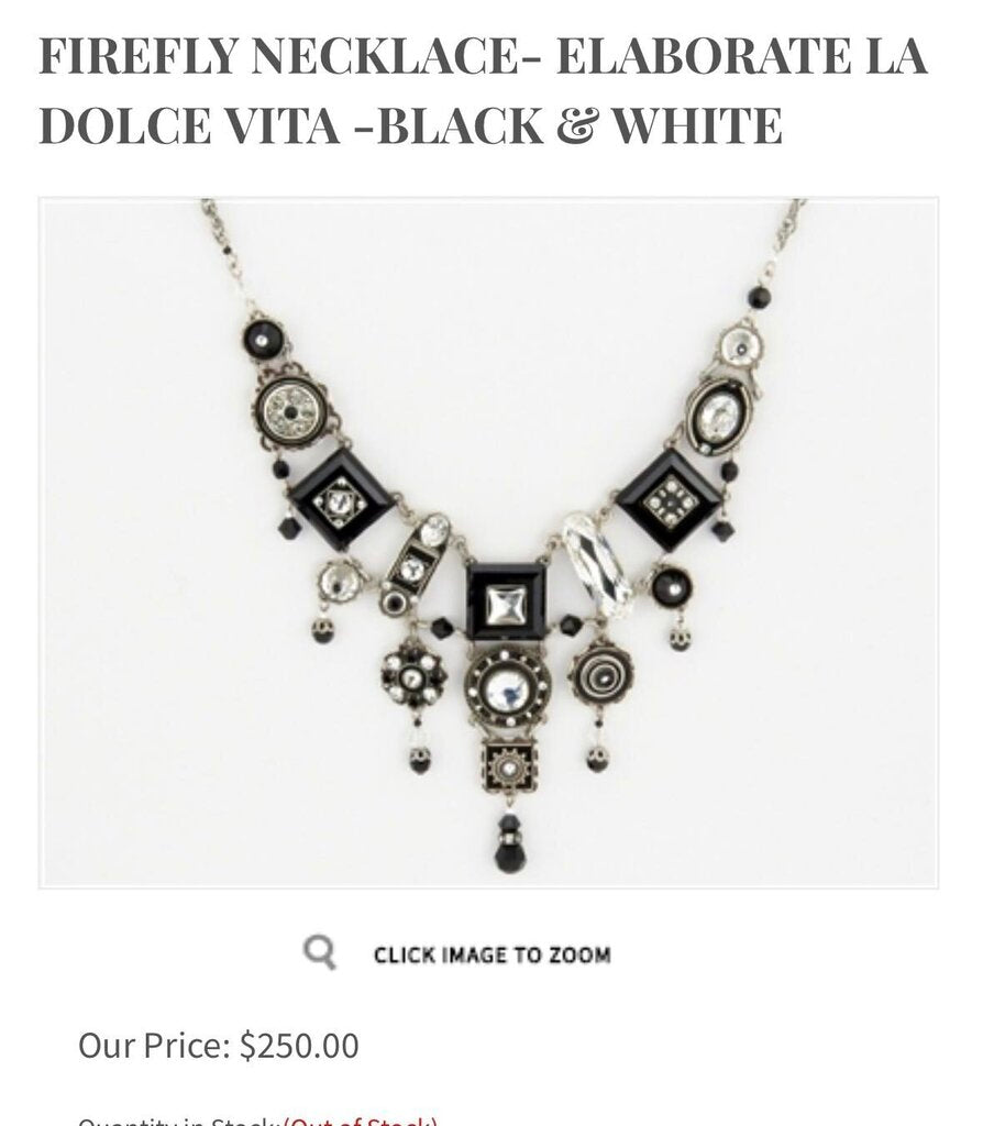FireFly Elaborate La Dolce Vita Necklace