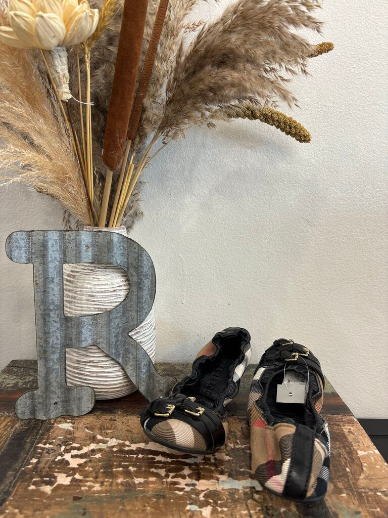 Burberry Plaid Flats
