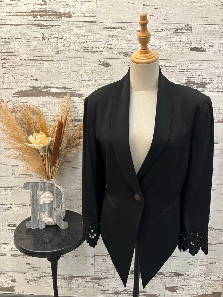 Ozbek Designer Label Black Jacket