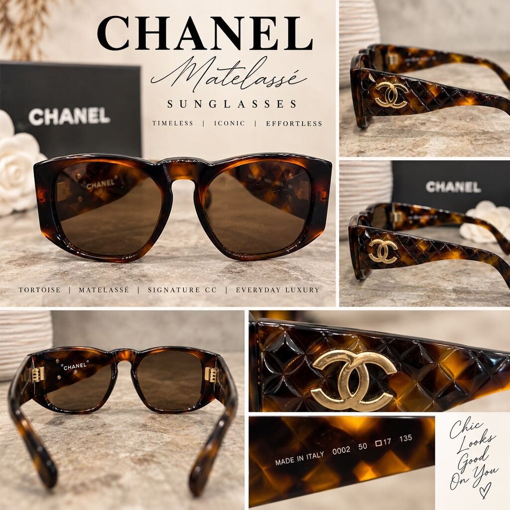 Chanel Matelasse Authentic Sunglasses