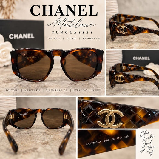 Chanel Matelasse Authentic Sunglasses