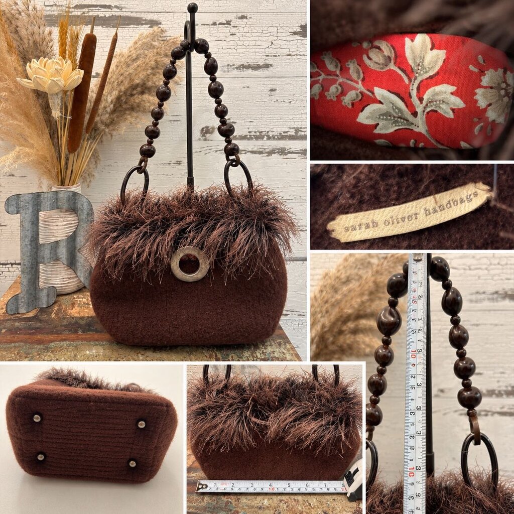 Sarah Oliver Knit Wool Purse