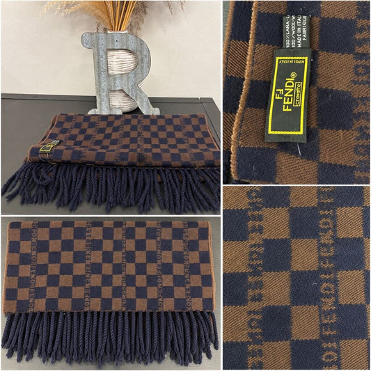 Fendi F C Creations Authentic Vintage 1980-90's Scarf