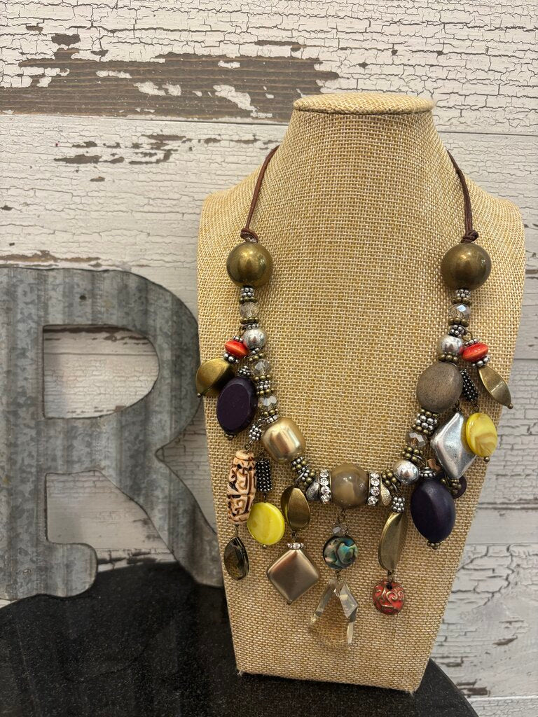 Chico's Chunky beaded Necklace