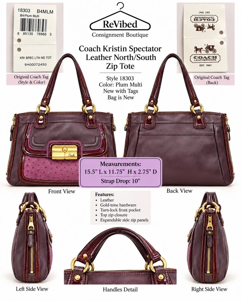 Coach Kristin Zip Purse
