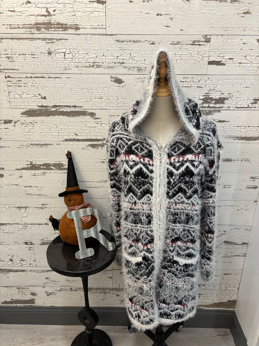 Zeva Fuzzy Zip up Jacket